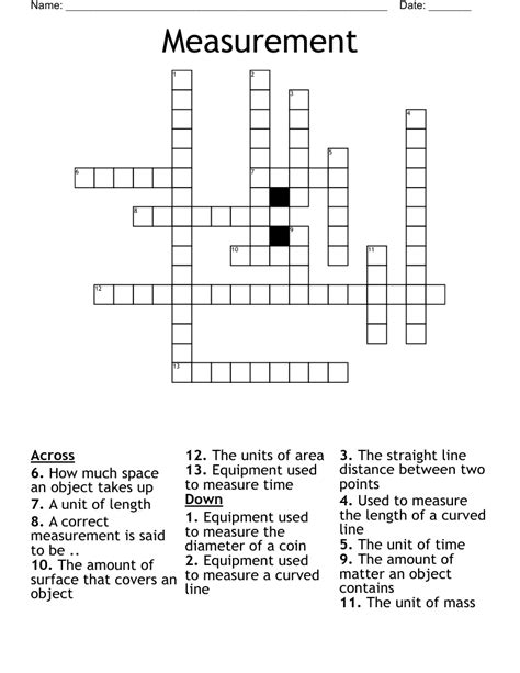 thickness measure crossword|thickness crossword puzzle.